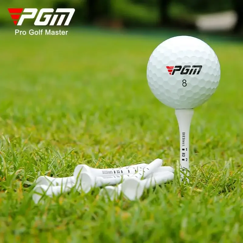 PGM Golf Wood Tee Limit Adjustable Height Ball Pin Depth Mark Tees QT029