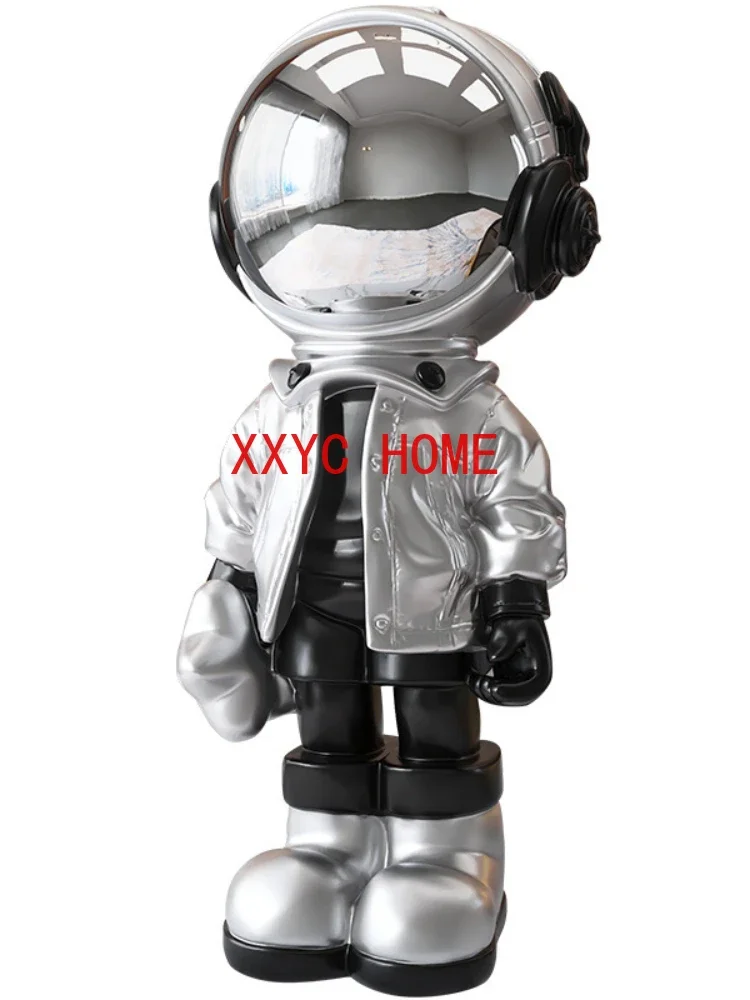 Astronaut Large Creative Ornaments, Home Decoration Sculptures, Living Room Ornaments, Resin Fiberglass Statues