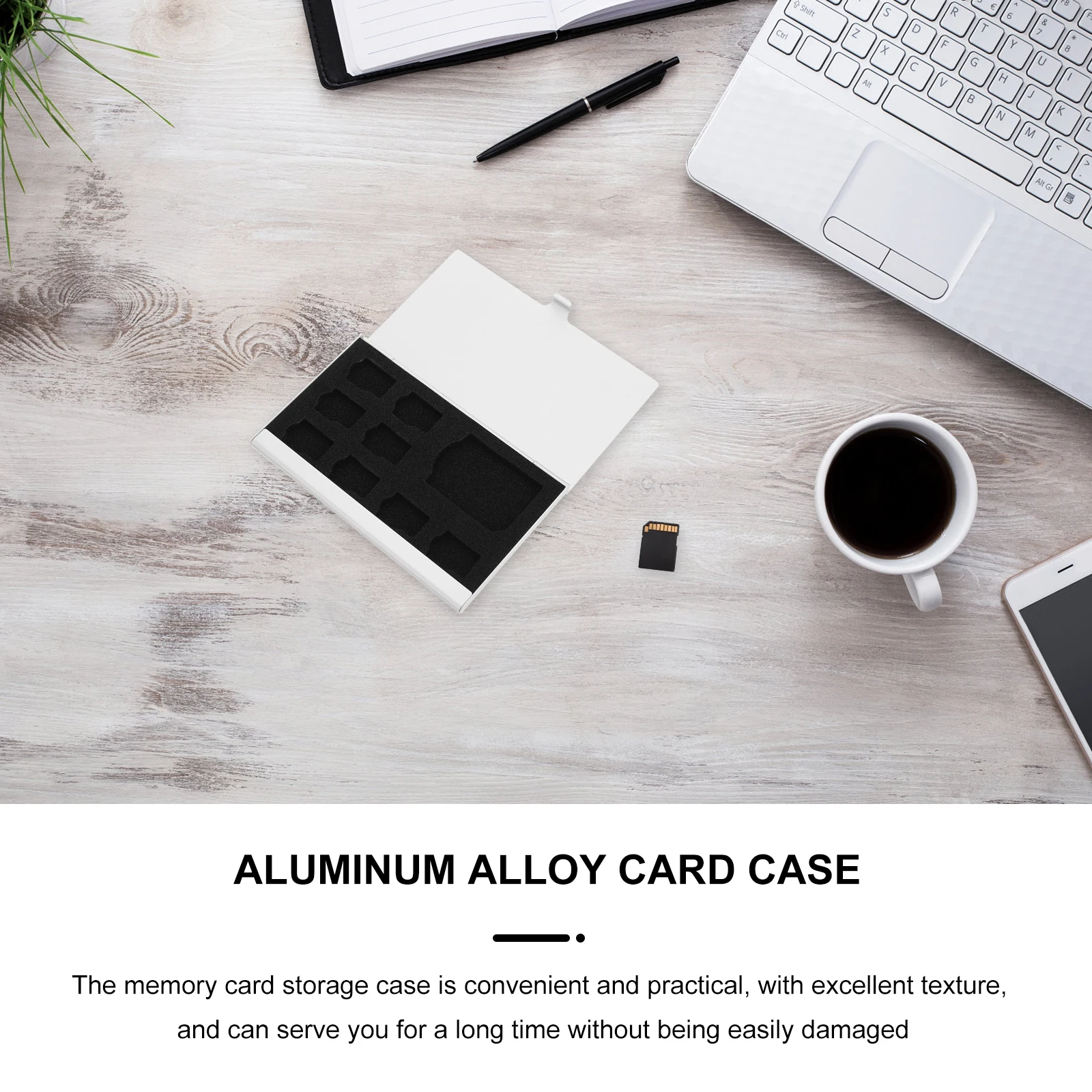 

9 Slots Memory Storage Case Card Holder Aluminum Alloy Box Portable Metal Case For Cards Travel Daily Use
