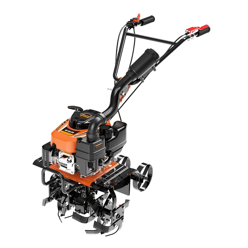 

Hwasdan Factory directly supply Middle gear transmission mini hand hold rotary tiller cultivator with CE