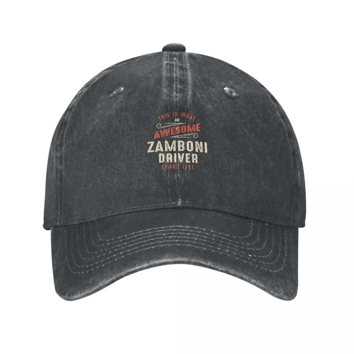 Funny Awesome Zamboni Driver Job Occupation Cowboy Hat New In The Hat tea Hat Designer Ladies Men's