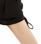

Summer High Waist Slimming Hot Shorts Women Punk Gothic Lace-up Y2k Black Shorts Female Harajuku Streetwear Short Pants