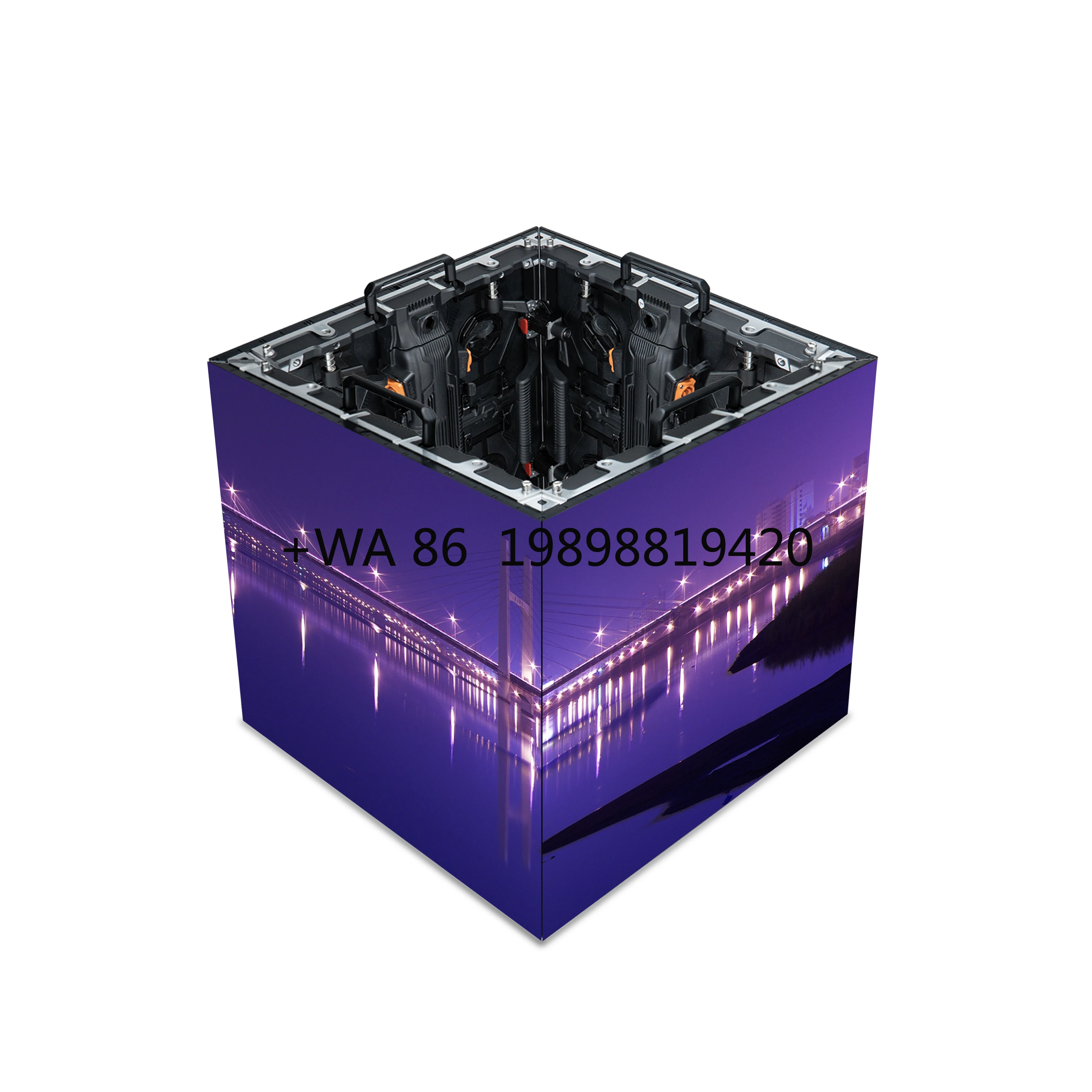 

Открытый Крытый 500*500 мм сценический светодиодный кубический экран видеостена портативный аренда P2.6 P2.9 P3.91 полноцветный Hd коммерческий