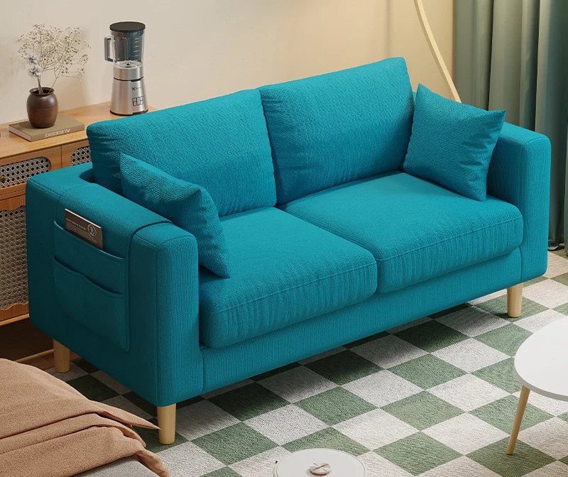 أريكة قماشية شعبية قابلة للتحويل لثلاثة أشخاص لير للشقق الصغيرة ومتاجر الملابس وغرف المعيشة - تصميم بسيط وأنيق لـ #5