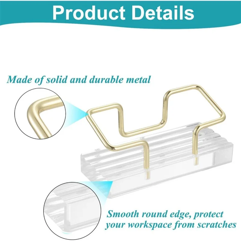 5/1 ชิ้นอะคริลิคผู้ถือบัตรธุรกิจ Creative Desktop Note Rack สําหรับร้านเสริมสวยแผนกต้อนรับ Professional การ์ดขาตั้งจอแสดงผล
