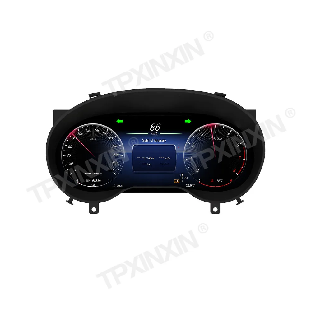 12.3 Inch Digital Dashboard Cluster For Mercedes Benz C GLA CLA W176 117 C177 X156 NTG4.5 NTG5.0 Auto Instrument Paneel Cockpit