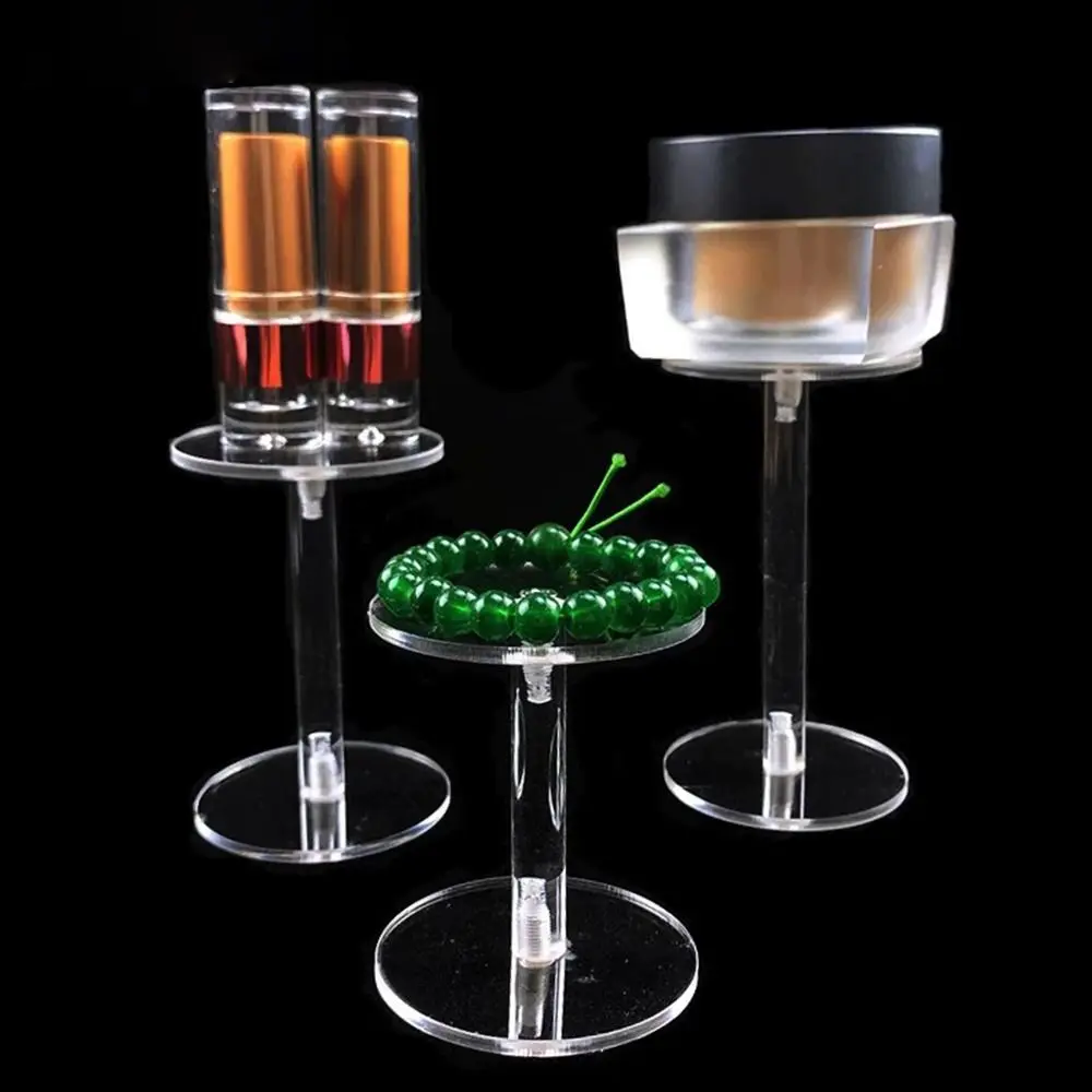 Storage Rack Round Jewelry Blind Box Display Stand Acrylic Clear Bracelet Organizer Watch Ornament Display Base