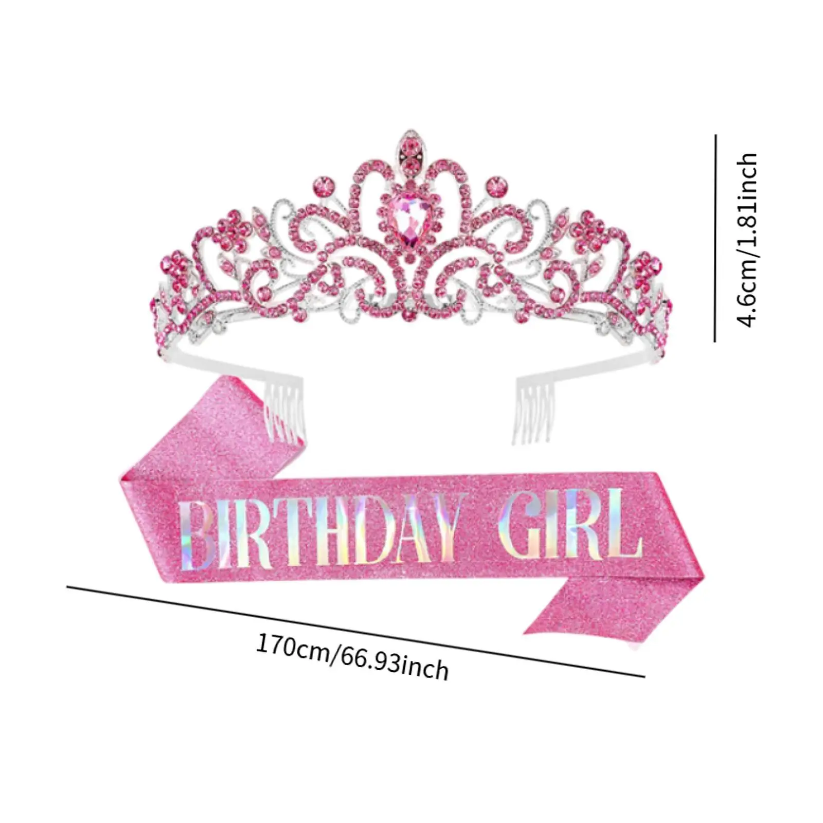 女の子の手紙がプリントされたリボンのヘッドバンド、子供と大人のための誕生日プレゼント、サッシ