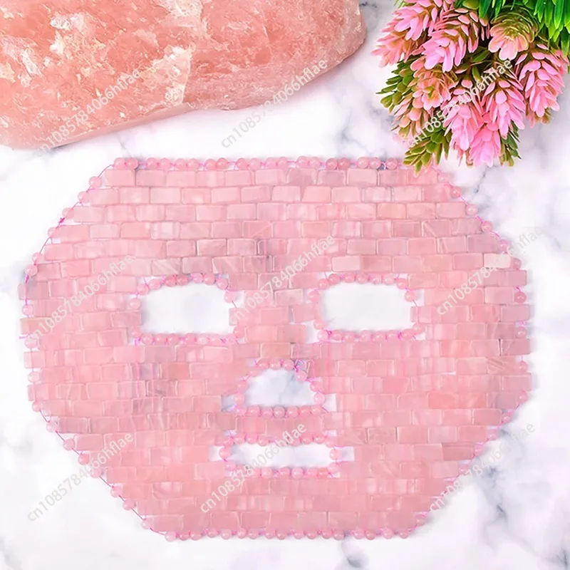 Natural Jade Eye Mask Crystal Face Mask Hot Cold Compress Reduce Fine Lines Relieve Eye Fatigue