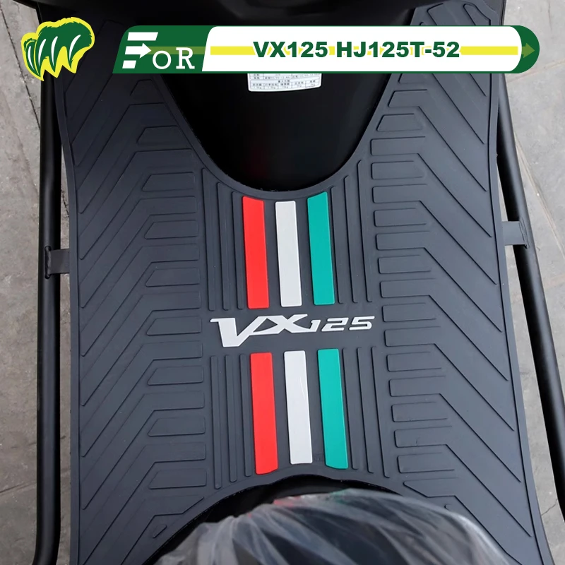 

For Haojue VX125 HJ125T-52 Scooter Motorcycle Foot Mat Rubber Anti-Skid Foot Pad Floor Mat Waterproof Motorcycle Floor Carpet