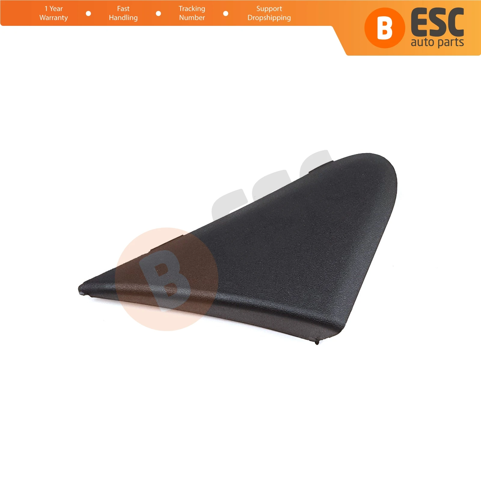 

ESP1134-2 RIGHT Side Wing Exterior Mirror Triangle Fender Corner Trim Plastic Cover for Renault Dacia Dokker Lodgy 638743083R