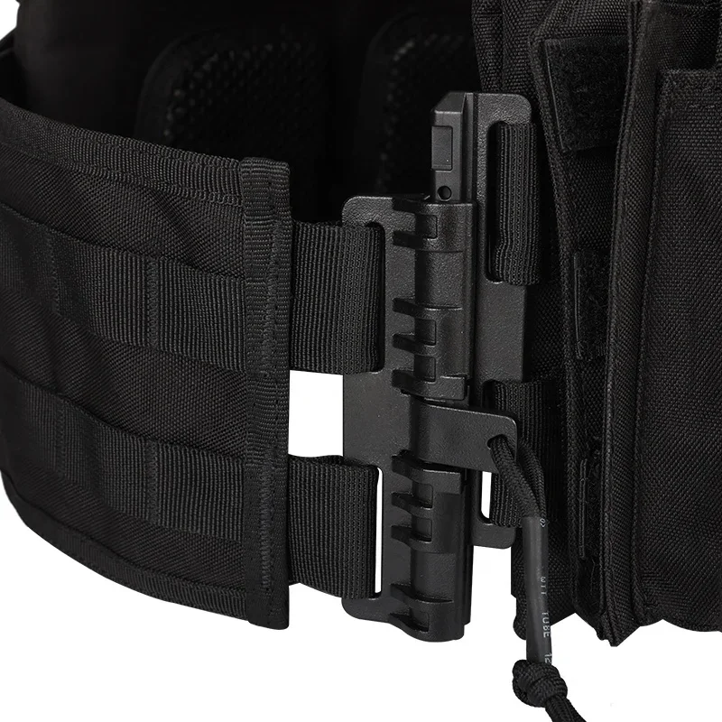 Imagem -04 - Yakeda-colete Tático de Liberação Rápida para Homens Porta-pratos Airsoft Swat Polícia Caça Colete de Combate