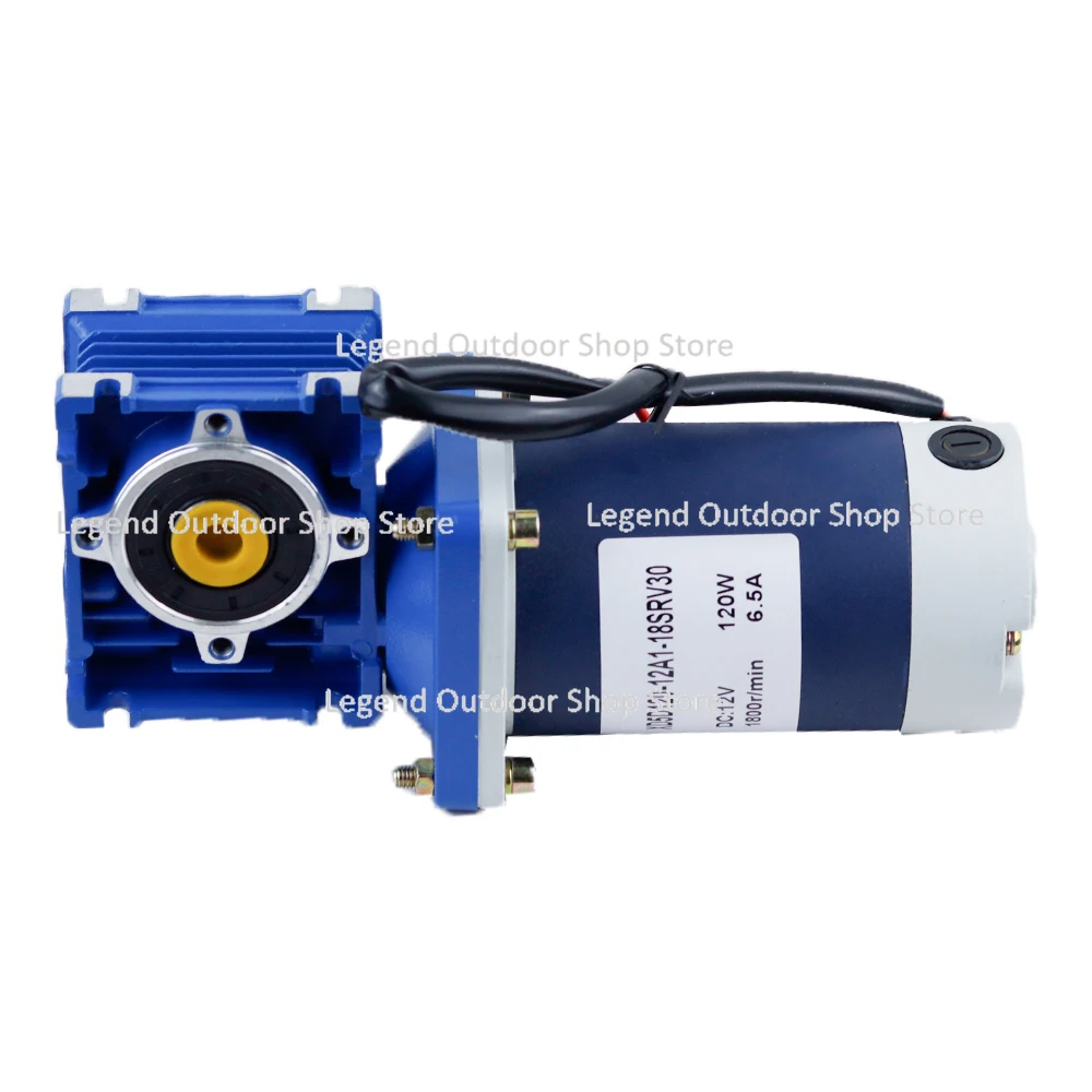 200W 12V 24V DC Schneckengetriebe-Reduziermotor RV30 DC-Getriebemotor RV30 Selbstgetriebe-Single-Lock-Wellenrotation CW CCW