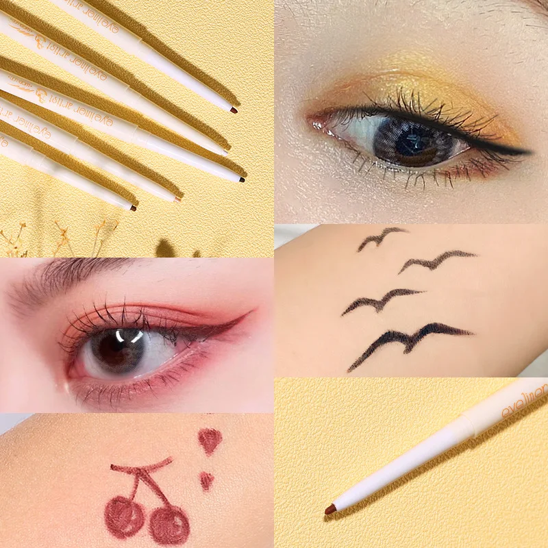 WODWOD-Eyeliner pour document artistique, imperméable, ne tache pas, facile à teindre et à appliquer, maquillage