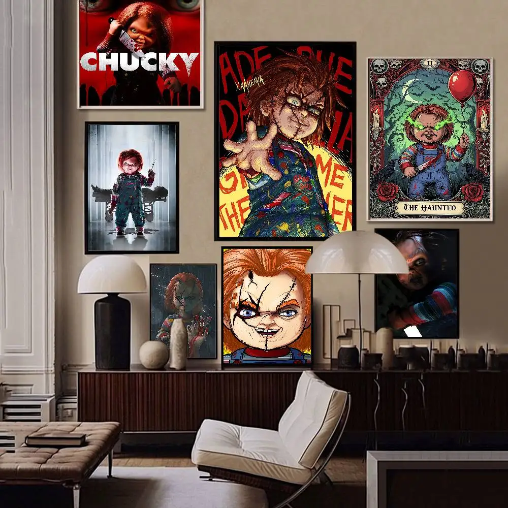 Classic Horror Movie Chucky Child's Classic Movie Posters HD Quality Poster Wall Art Painting Study Nordic Home Decor