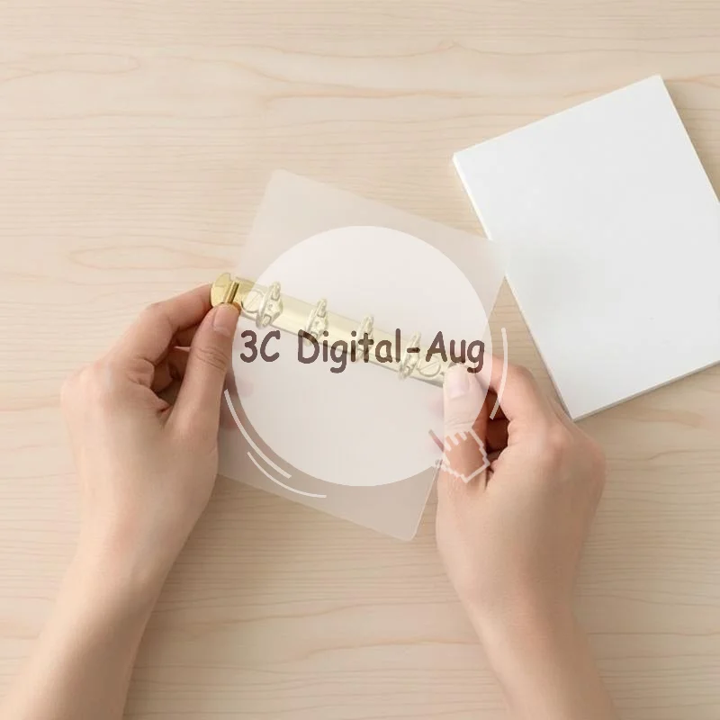 M5 Loose Leaf Side Insert Board Smooth Edge DIY Partition Binder Clip Multifunctional Office Stationery for Daily Agenda Arrang