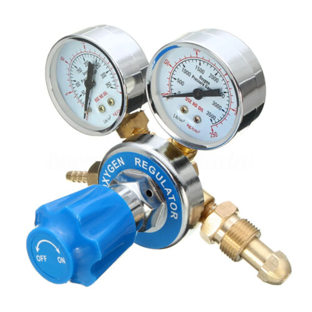 Oxy Oxygen Gas Welding Welder Regulator Pressure Gauge Victor Type Oxygen Meter Acetylene Meter Set Pressure Reducer HM-OXY-012