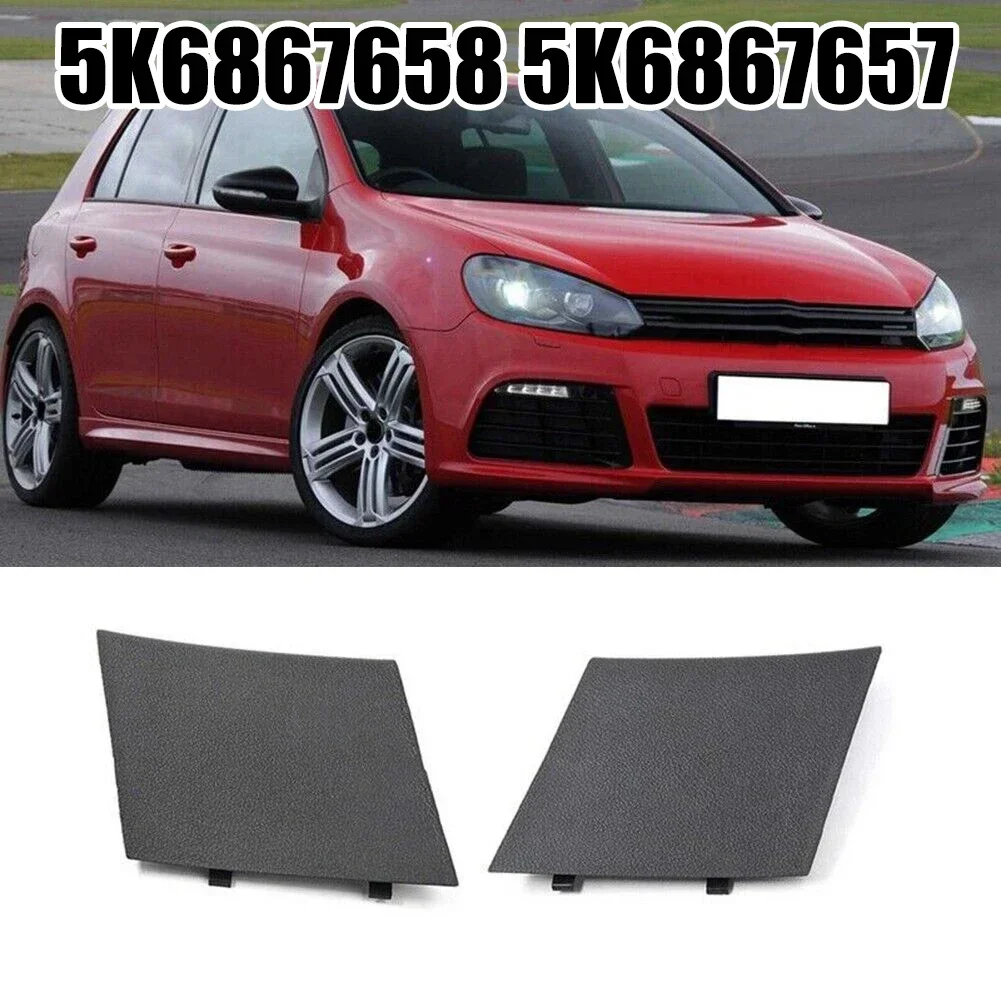 2pcs Car Rear Tailgate Inspection Cover Trunk Lid Trim Inspection Cover 5K6867658 82V 5K6867657 82V For Golf MK6