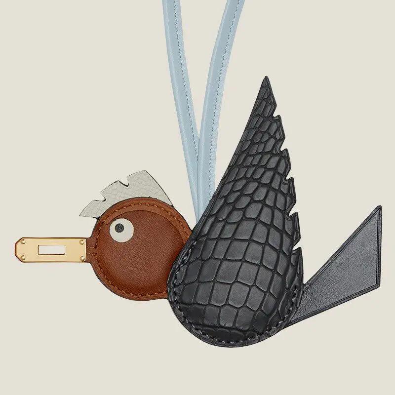 2026-high-end-handmade-leather-bird-bag-hanging-light-luxury-rare-leather-car-hanging-keychain-women's-bag-accessories