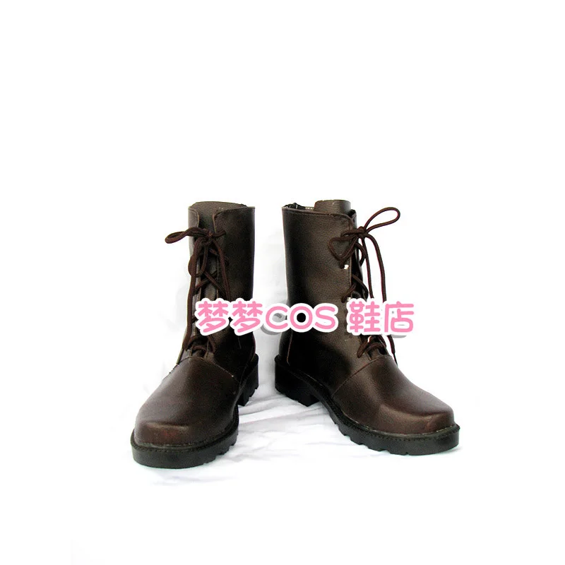 Anime Vampire Knight Kuran Yuki Cosplay Shoes Brown Short PU Leather Flat Sole Boots For Halloween Carnival