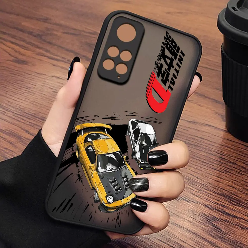 Anime Initial D AE86 Phone Case For Samsung S23 S22 S21 S20 S10 FE Note20 Note10 Plus Ultra Lite 5G Matte Transparent Cover image 3
