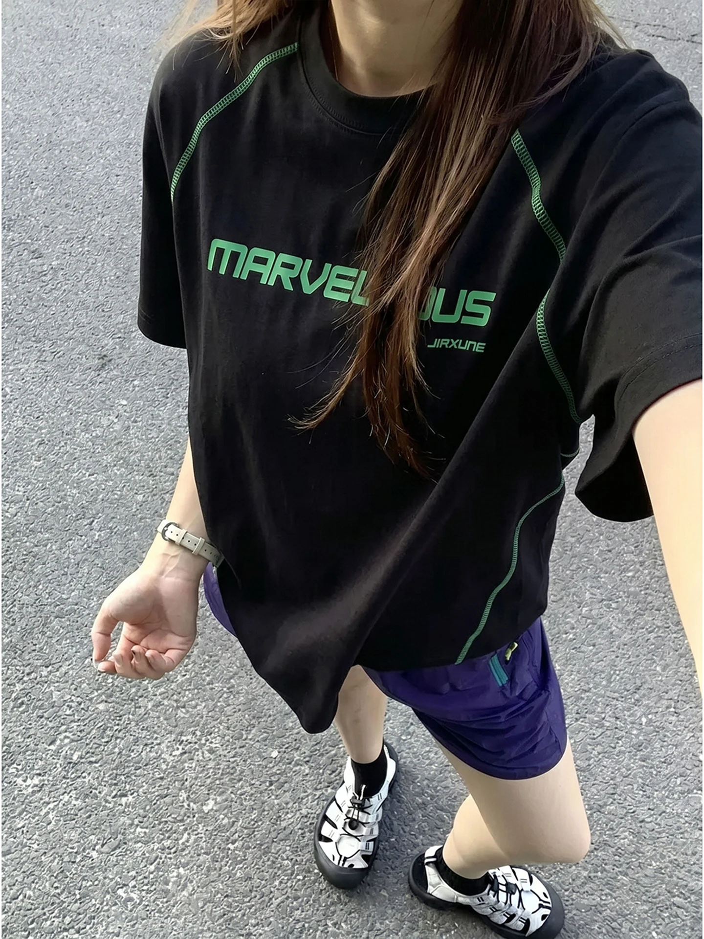 White Quick Dry Cycling Clothing Sport Short Sleeve Thin Ice Silk T-Shirt for Men And Women Summer Fitness Training Badminton - view 4