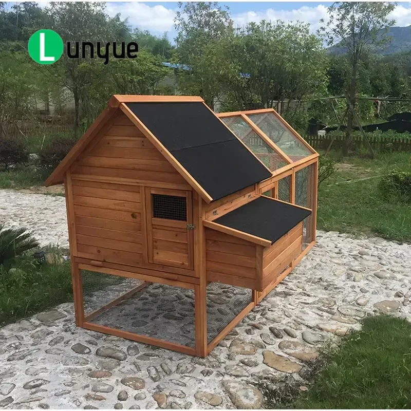 1 Waterproof Wooden Pet House Universal All Seasons Custom Size Durable Dog Cat Bed Indoor Outdoor