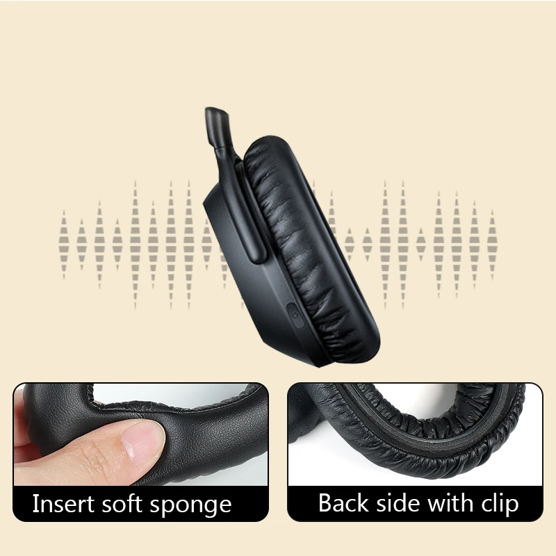 Cuscinetti auricolari di ricambio per SENNHEISER PXC550 PXC 550 MB660 MB serie 660 cuffie cuffie custodie per le orecchie fodera per cuscino