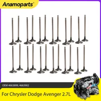Juego de válvulas de escape de admisión, piezas de motor para Jeep, Chrysler, Dodge, Magnum, Avenger, Stratus EER, 2.7L, V6, GAS 2,7, 4663899 L