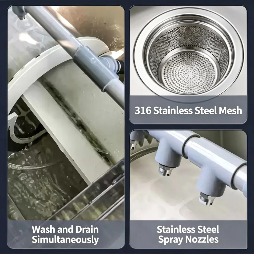 Aquaculture Rotary Drum Micro‑Filter Machine Yumeng Koi Pond Filter Automatic Back‑Flushing Fishpond Water Circulation Equipment