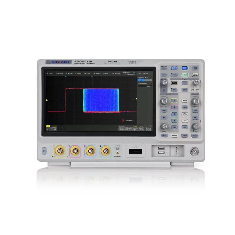 Siglent SDS2104XPlus/SDS2204XPlus/SDS2354XPlus/SDS2074XPlus/SDS2072XPlus راسم ذبذبات التخزين الرقمي عرض النطاق الترددي 350 ميجا هرتز
