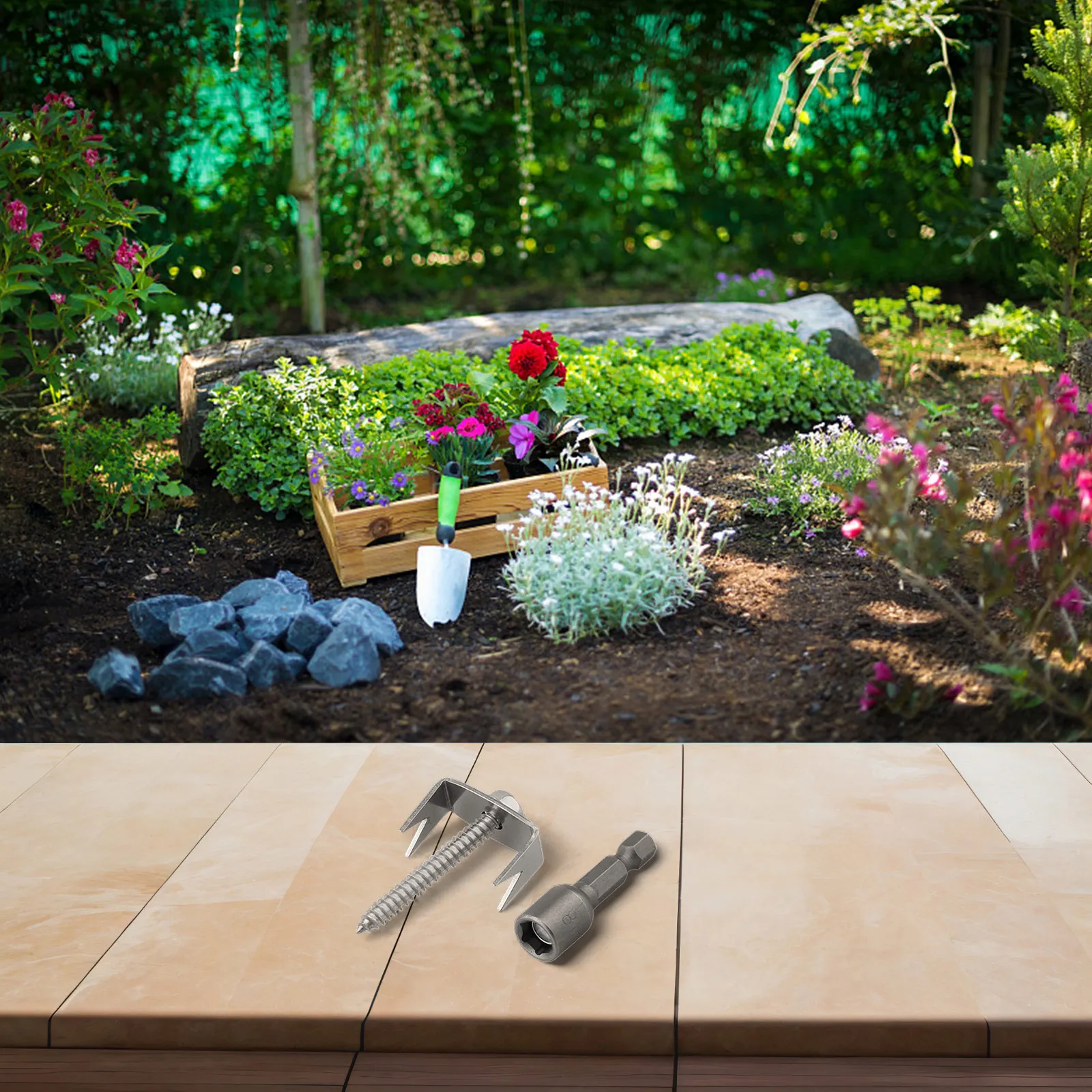 

Complete Package Fence Installation Stainless Steel Fence Nails Cordless Drill Installation Corrosion-resistant