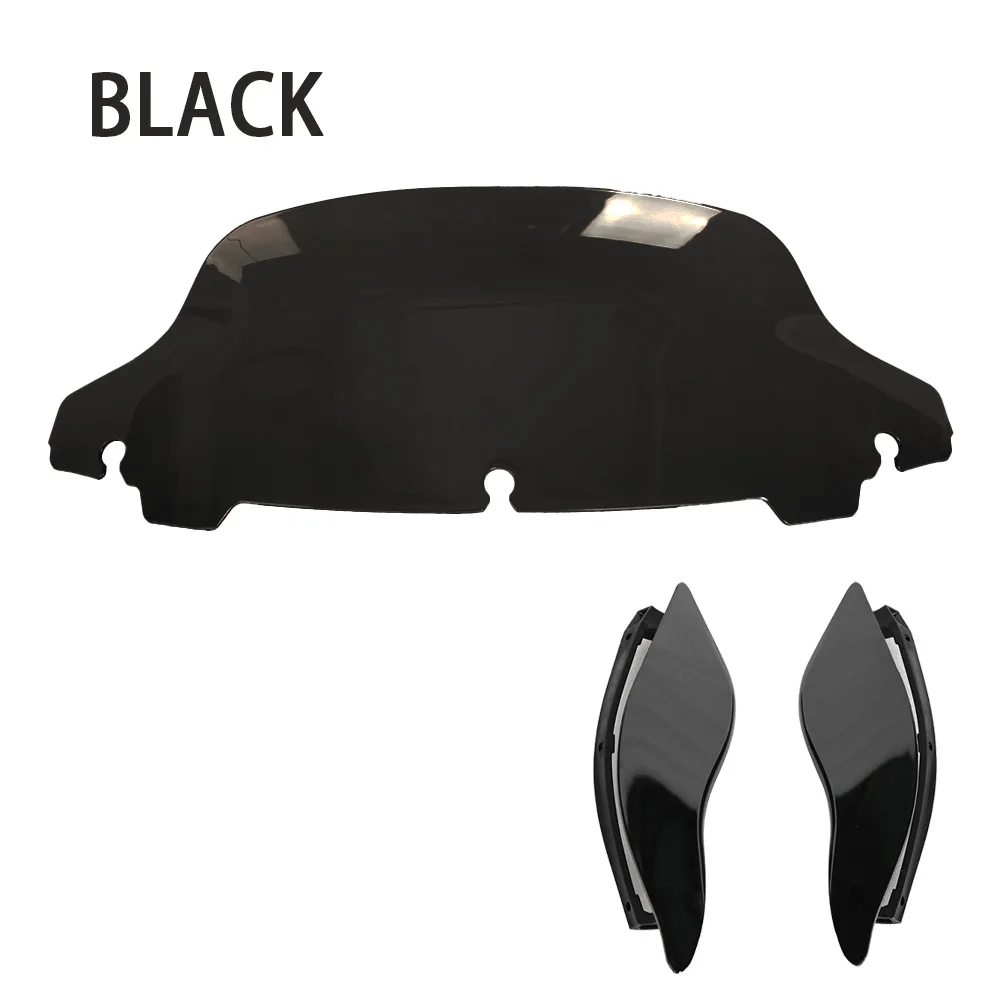 7 "Gekleurde PC Voorruit Voorruit & Side Wings Air Deflector voor Harley Street Glide & Ultra Limited 2014-2023 motorfiets Onderdelen