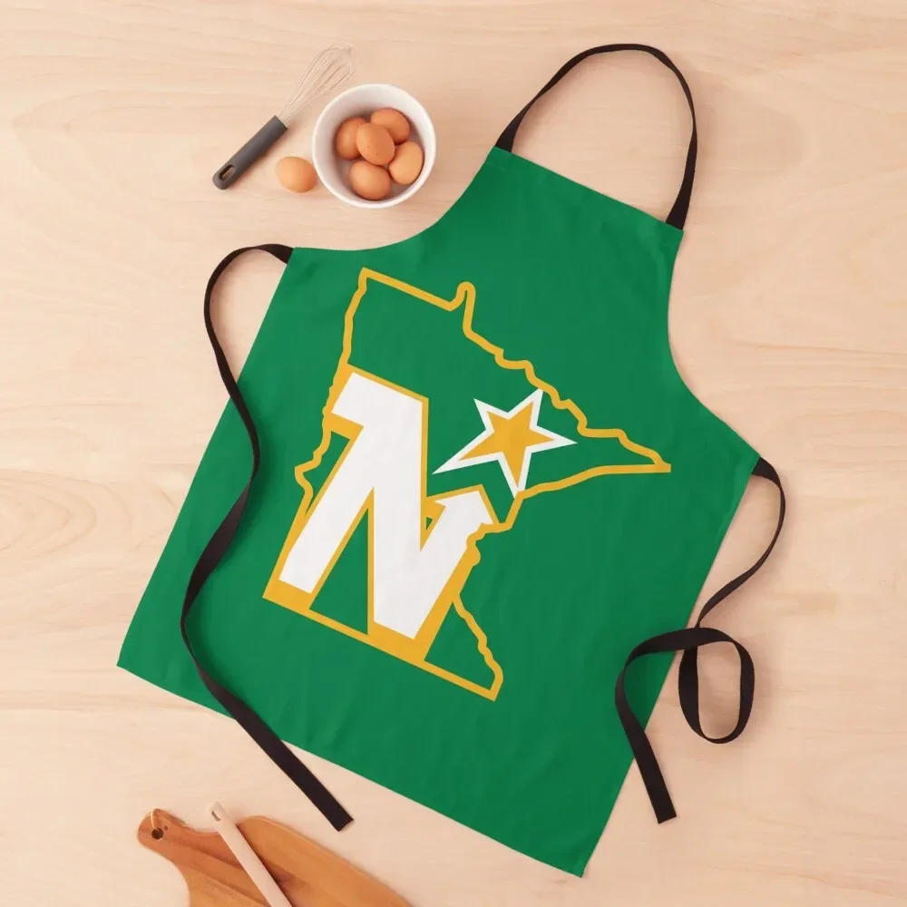 MN North Star Outline Apron women's work Kitchen Things For Home Apron