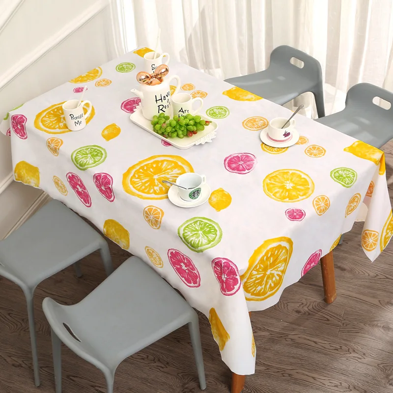 

2024 Waterproof and oil proof dining table cloth, no wash tablecloth, rectangular restaurant tablecloth, coffee table, table