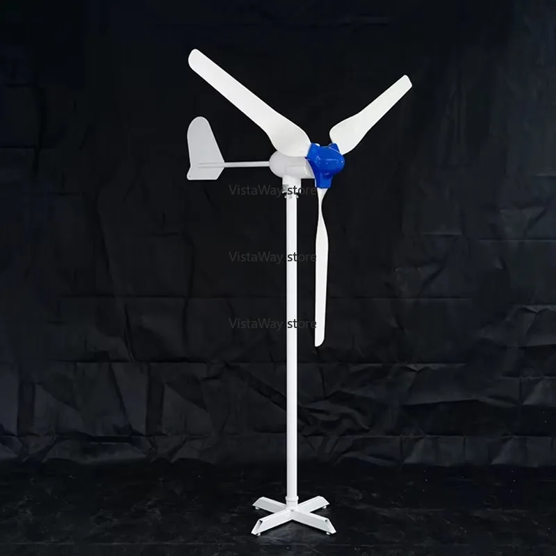 24V 48V Portable Low Start up Speed Horizontal Axis 300-600W Wind Turbine Generator