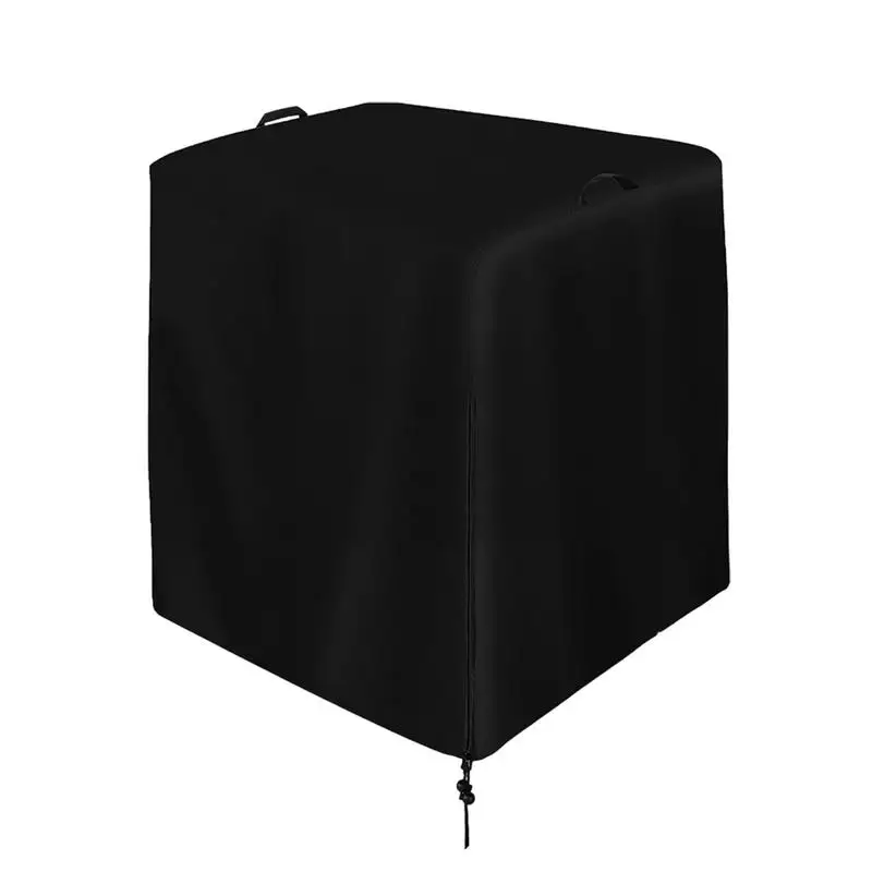 

Sand Filter Pump Cover Ground Pool Pump Enclosure Anti-UV Protection Cover Pool Filter Winter Cover Black Heavy Duty Fabric