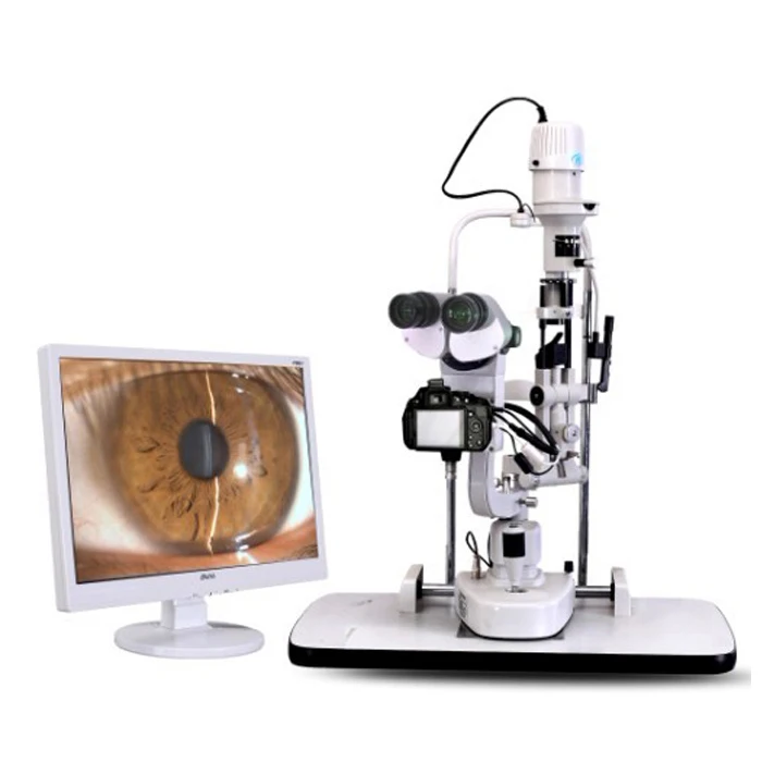 SLM-3 China top quality ophthalmic equipment biomicroscope digital Slit lamp