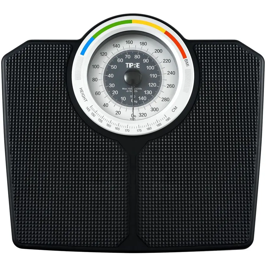 

Весы для тела, Механические весы для ванной комнаты, Аналоговые весы для тела, 150 кг 330 фунтов, Весы с циферблатом и более широким и толстым A