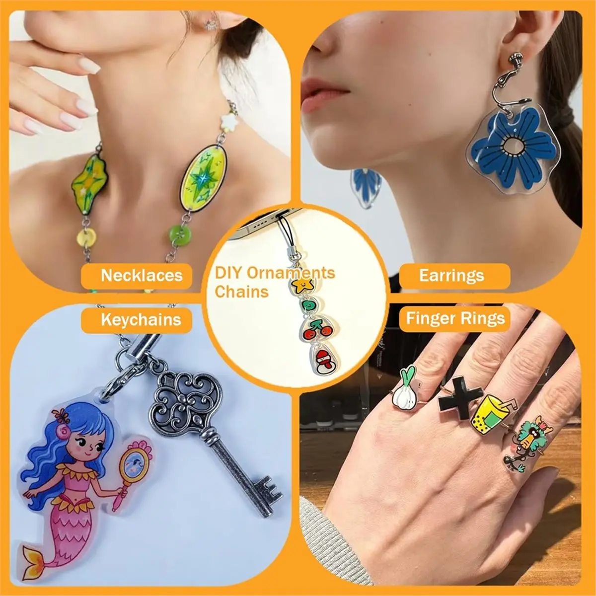 

6 листов термоусадочной пленки для струйных принтеров, для поделок, изготовления брелоков, ко Дню матери