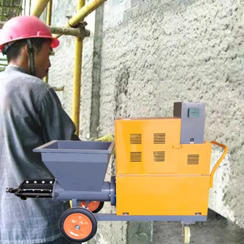High-Efficiency Automatic Cement Spray Plaster Conveying Mortar Spraying Machine For Construction