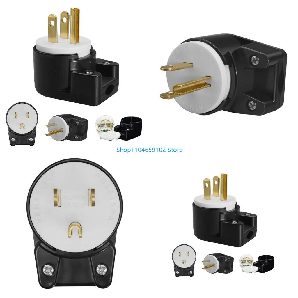 3 PRONG NEMA 5 15P PULIPE PULIPE PULIPE 15A 125V PUILIT POUR INDUSTRIEL