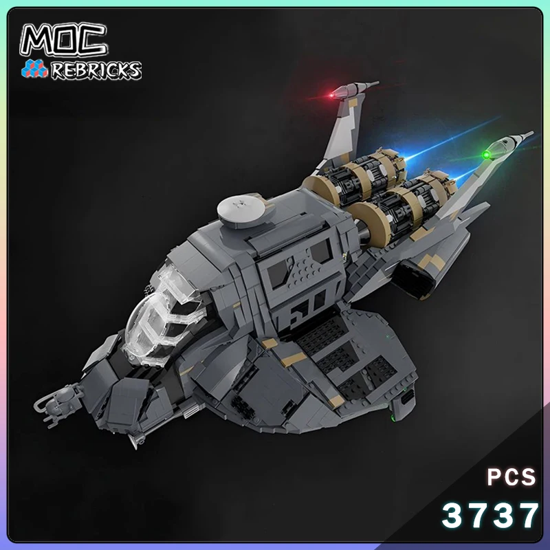 

MOC UCCS Colonial Raptor Battlestar Galactica Starship Building Blocks Model Boy Puzzle Toy Originality Bricks Holiday Gifts