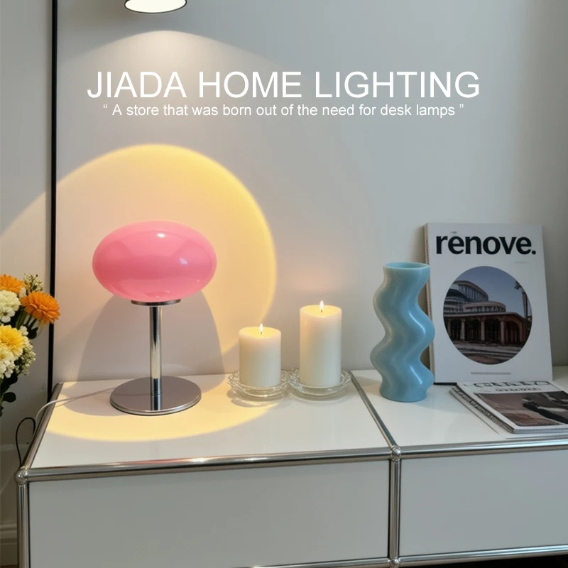 

Cloud Orb Glass Table Lamp Girls Home Bedroom Bedside Study LED Ambient Lighting Room Decoration Night Light