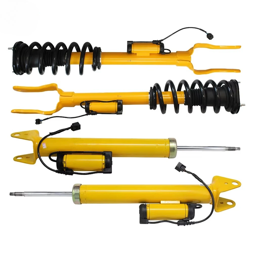 Full Set for Grand Cherokee SRT Sport Front Suspensiojn Shock Absorber Assembly and Rear Strut Shock Core with EDC