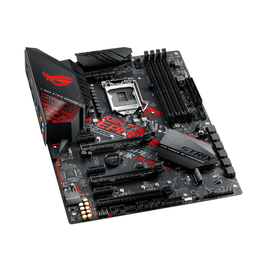 Imagem -04 - Asus-rog Strix Z390-h Gaming Motherboard com Soquete Lga 1151 Intel 8th 9th Gen Core i3 i5 i7 Processadores Ddr4 Suporta