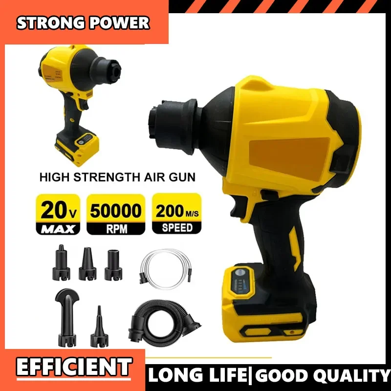 صالح ديوالت منفاخ الهواء فرش اللاسلكي آلة الغبار الكهربائية منفاخ الغبار نافخة مروحة يدوية لأدوات بطارية ديوالت 20 فولت #1