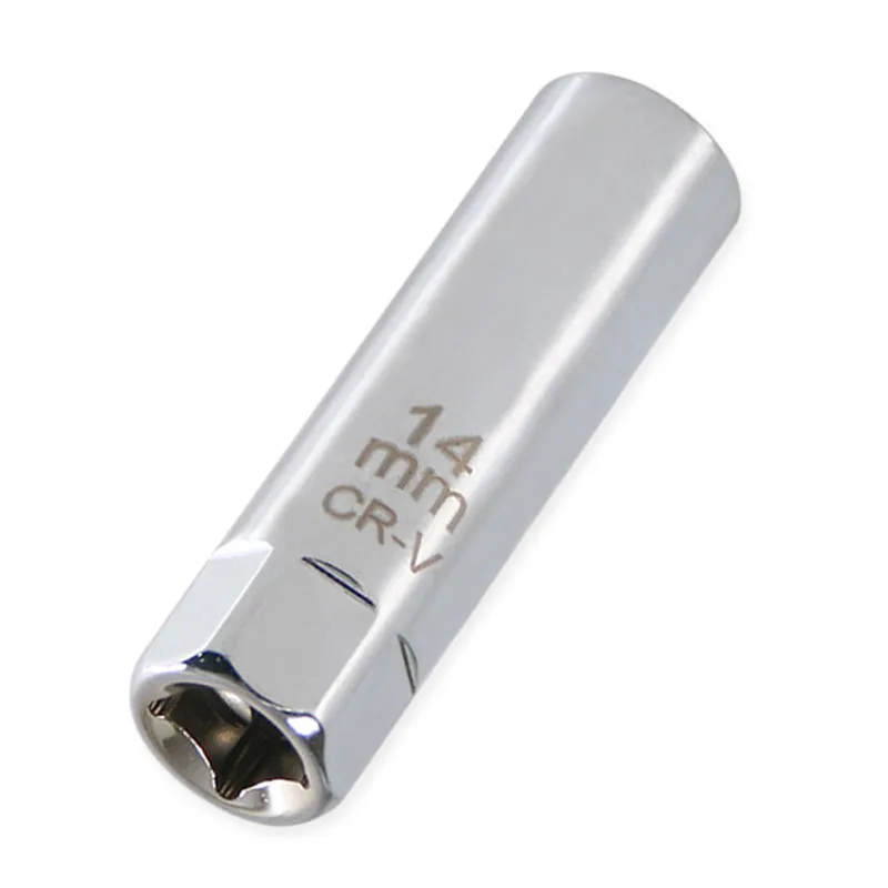 Universeller Zündkerzenschlüssel 3/8 Zoll Magnetisch 12-Kant Dünnwandig für 14mm 16mm Zündkerzen-Entfernung Auto-Reparaturwerkzeug – Detail 5