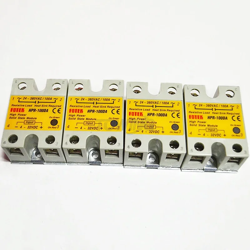 

100% New and Original Taiwan FOTEK Solid State Relay HPR-100DA-H