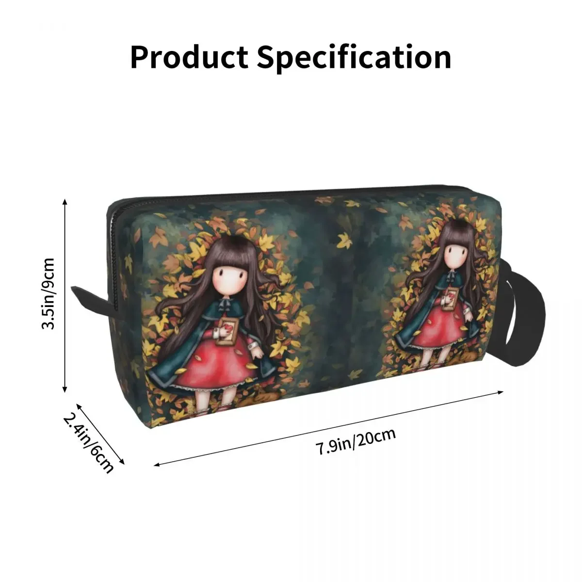 Santoro Gorjuss Pencil Cases Large Capacity Pen Bags Pen Box Pencil Pouch For Boys Girls Students Stationery Makeup Bag